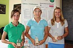 Nejlep hrky v kategorii dvek 15-16 let, zleva Kristna Jikov (GCKVA), Marie Lukov (GKTNV) a Barbora Jozov (GCERP)., Foto: David Jirk