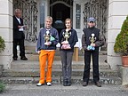 Nejlepší hráči konečného žebříčku DTSV v kadetské kategorii, zleva Krištof Albert (GCPAR), Katka Brychová (GCKUH) a René Baše (GCHKR)., Foto: Zdeněk Přikryl