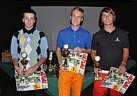 Kategorie chlapci 17-18 let, zleva Ren Bae (GCHKR), Albert Kritof (GCPAR) a Filip k (PGCHK), Foto: David Jirk