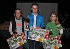 Kategorie dvky do 12 let, zleva Sarah Hrickov (GCHOS), Lucie Harcubov (GCHKR) a Tina Davdkov (GCCSH), Foto: David Jirk